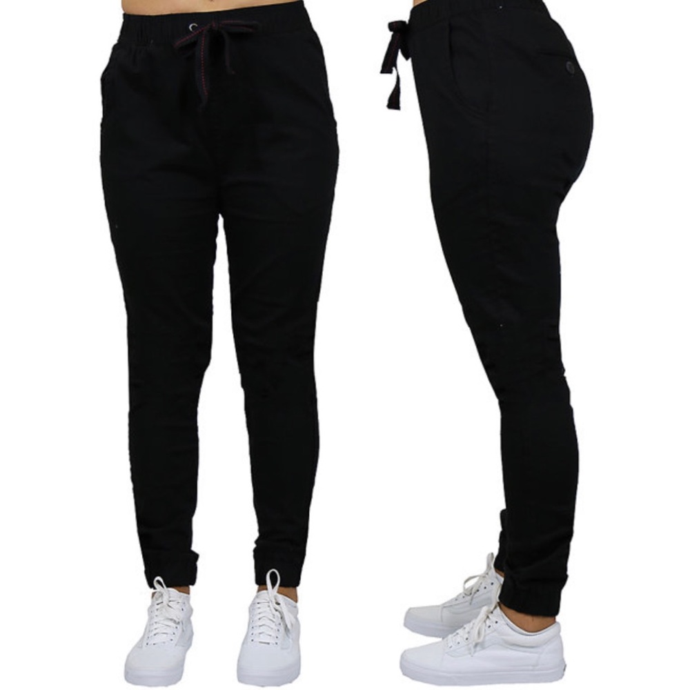 Women’s Galaxy by Harvic Stretch Twill Slim Fit Jogger ~ Size Medium